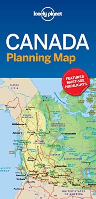 Lonely Planet Canada Planning Map,Paperback,By:Lonely Planet