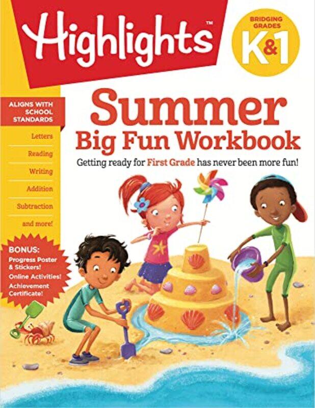 

Summer Big Fun Workbook Bridging Grades K & 1 By Highlights Learning Paperback