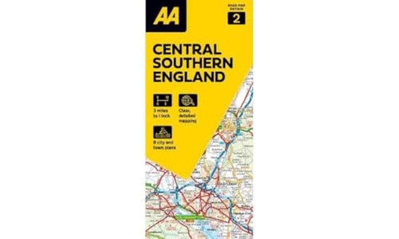 

AA Road Map Central Southern England by -Other Book Format