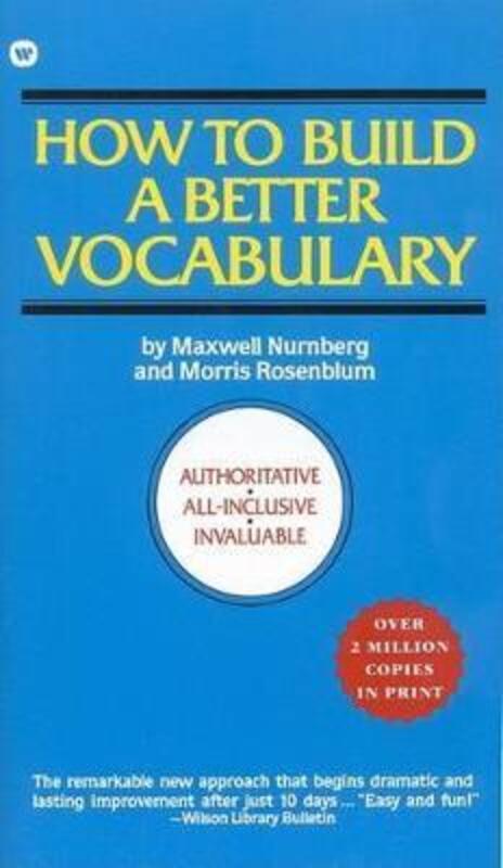 How to Build a Better Vocabulary.paperback,By :Maxwell Nurnberg