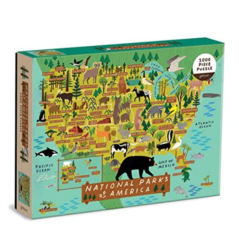 

National Parks Of Amer 1000 Pc Puzzle By Bentley Anne - Hardcover