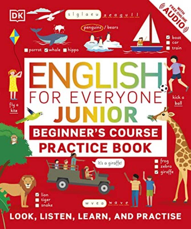 

English for Everyone Junior Beginner's Practice Book: Look, Listen, Learn, and Practise,Paperback,by:DK