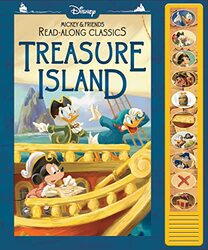 Disney Mickey and Friends Treasure Island ReadAlong Classics Sound Book by Mike Wall-Hardcover