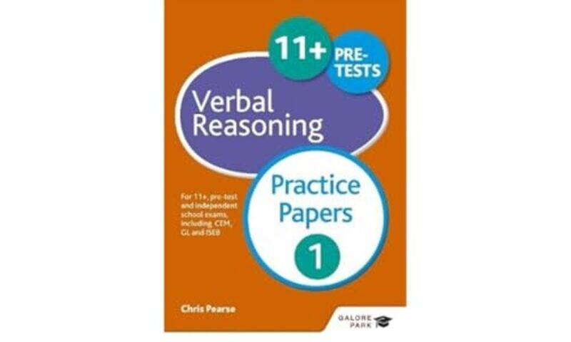 

11+ Verbal Reasoning Practice Papers 1 By Chris Pearse -Paperback