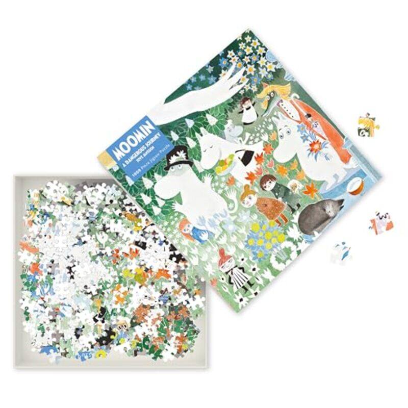

Adult Sustainable Jigsaw Puzzle Moomin A Dangerous Journey 1000Pieces Ethical Sustainable Eart By Flame Tree Studio -Paperback