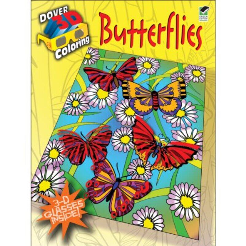 

3D Coloring Book Butterflies by Jessica Mazurkiewicz-Paperback