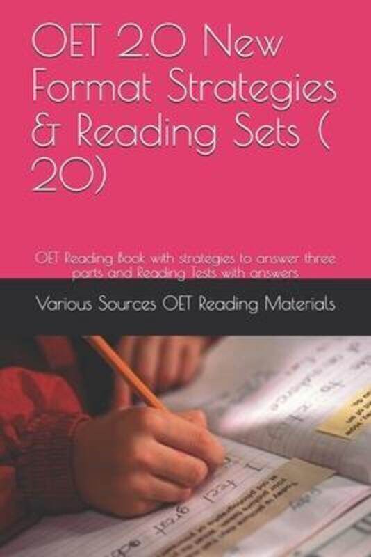 

OET 2.0 New Format Strategies & Reading Sets ( 20): OET Reading Book with strategies to answer three.paperback,By :Sebastian, Mary