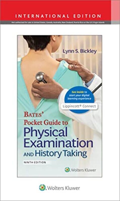 

Bates Pocket Guide to Physical Examination and History Taking by Michael University of Nottingham McCarthyJeanne McCartenHelen Sandiford-Paperback