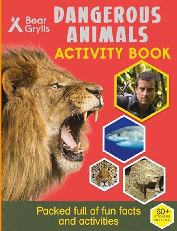 

Bear Grylls Sticker Activity Dangerous Animals by Bear Grylls-Paperback