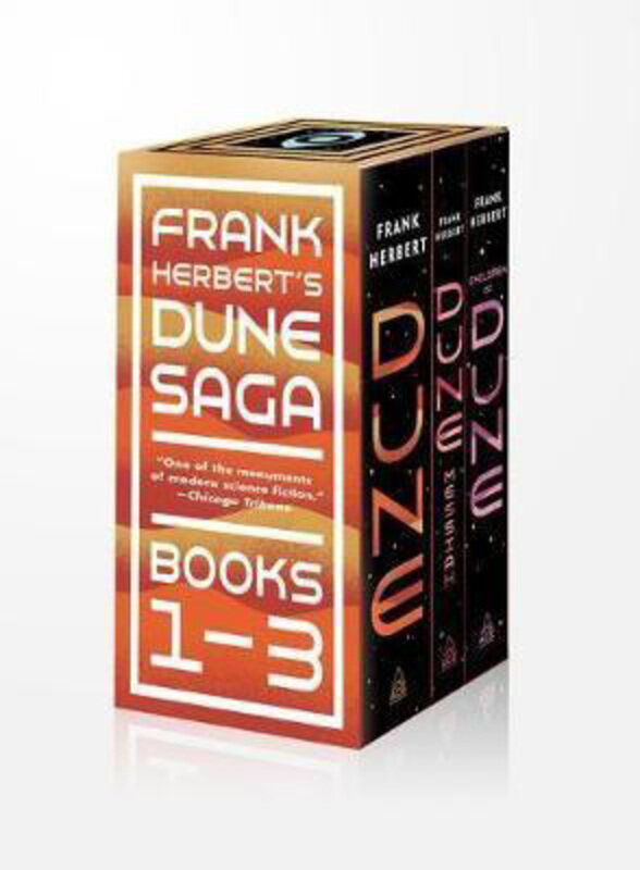 

Frank Herbert's Dune Saga 3-Book Boxed Set: Dune, Dune Messiah, and Children of Dune, Paperback Book, By: Frank Herbert