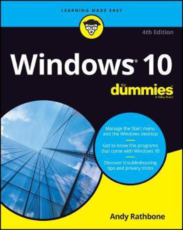 

Windows 10 For Dummies, Paperback Book, By: Andy Rathbone