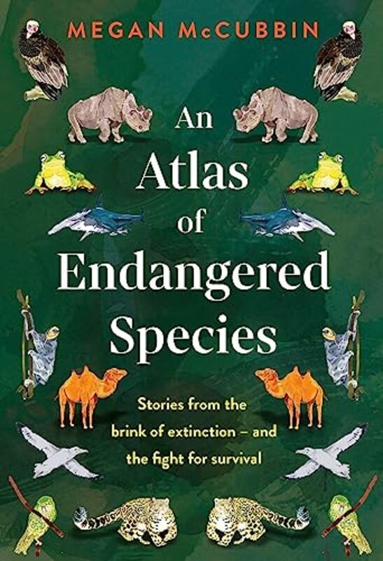 Atlas Of Endangered Species Hardcover by Megan Mccubbin