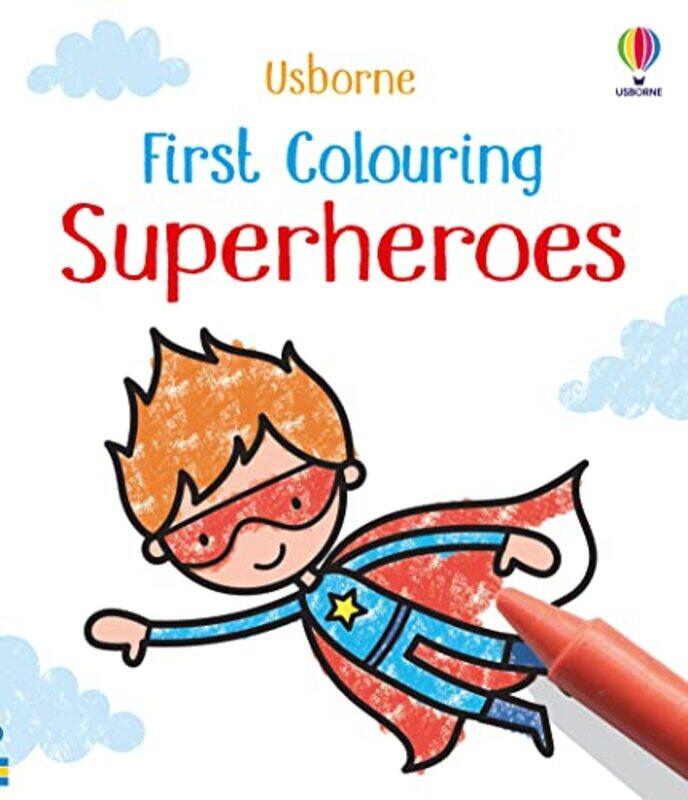 

First Colouring Superheroes by Kate NolanJenny Brown-Paperback