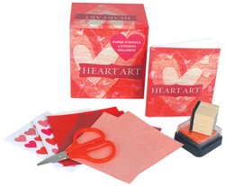 Heart Art: Paper, Stencils, Stamp, and More! (Mega Mini Kits), Paperback Book, By: Jordana Tusman