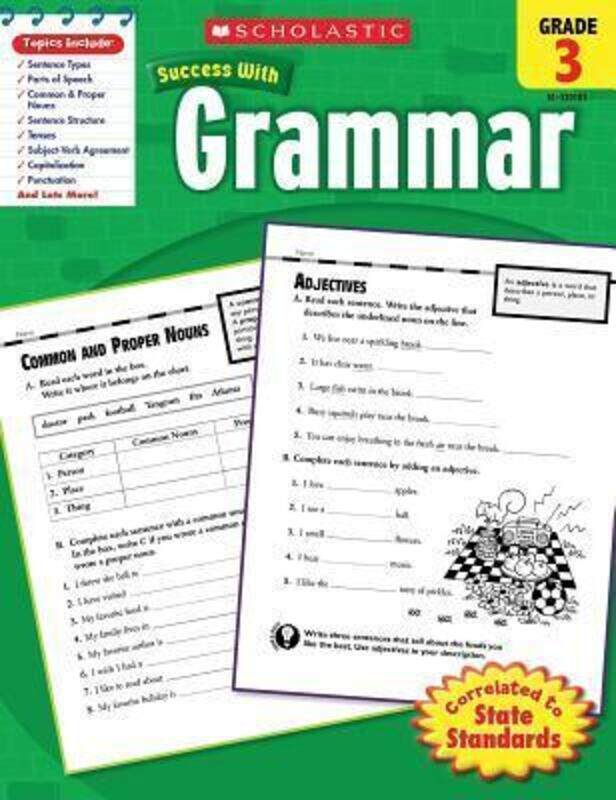 

Scholastic Success With: Grammar, Grade 3