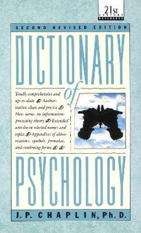 

Dictionary of Psychology,Paperback, By:Chaplin, J.P.