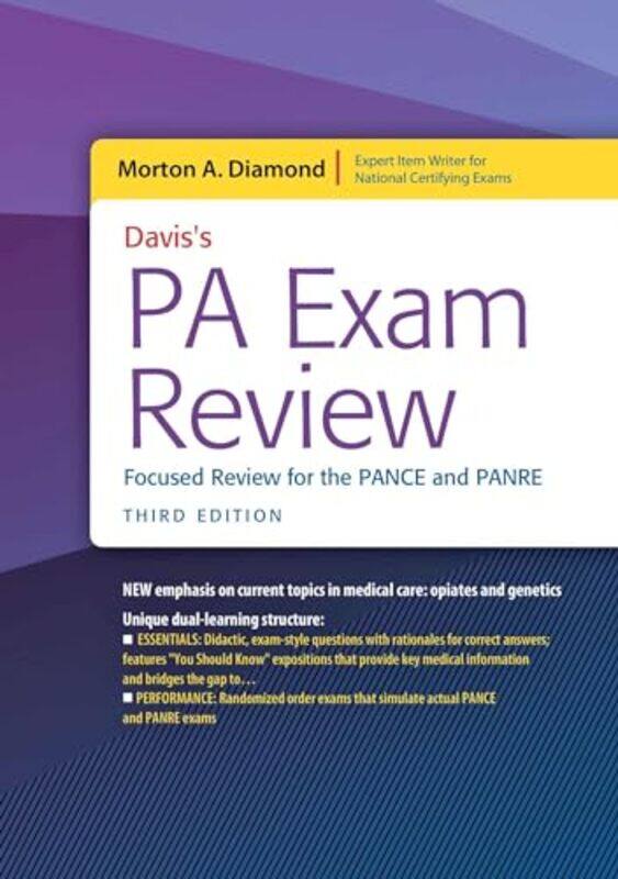 

Daviss PA Exam Review by Sarah SamaanRosanne RustCindy Kleckner-Paperback