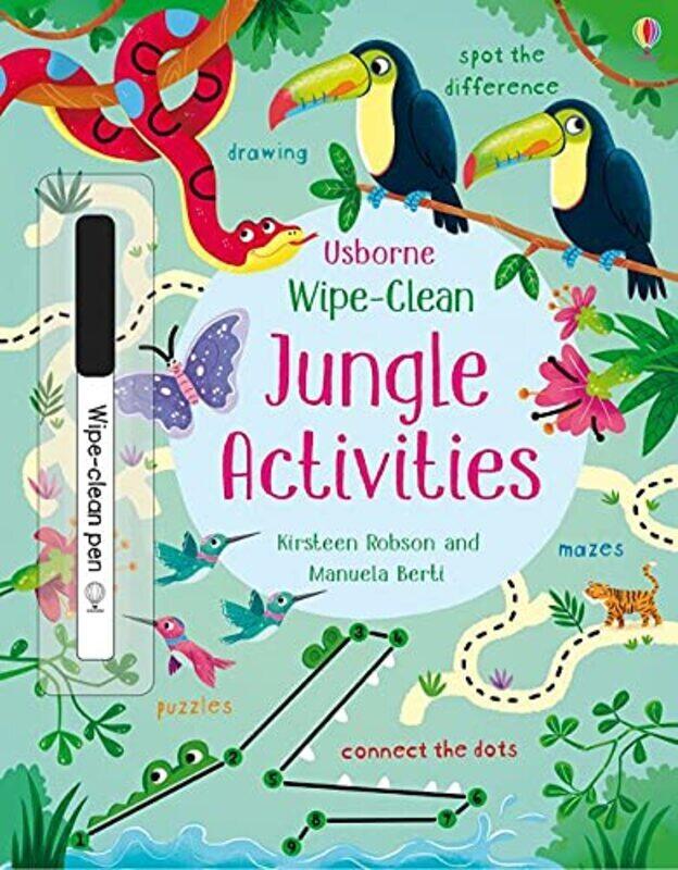 

Wipe-Clean Jungle Activities, Paperback Book, By: Kirsteen Robson