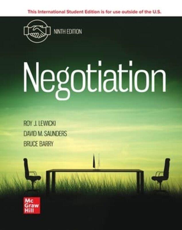 

Negotiation ISE by Roy LewickiDavid SaundersBruce Barry-Paperback