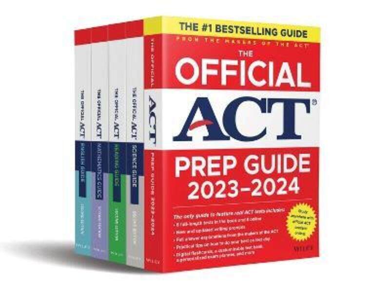 

The Official ACT Prep & Subject Guides 2023-2024 Complete Set: Includes The Official ACT Prep, Engli,Paperback, By:ACT