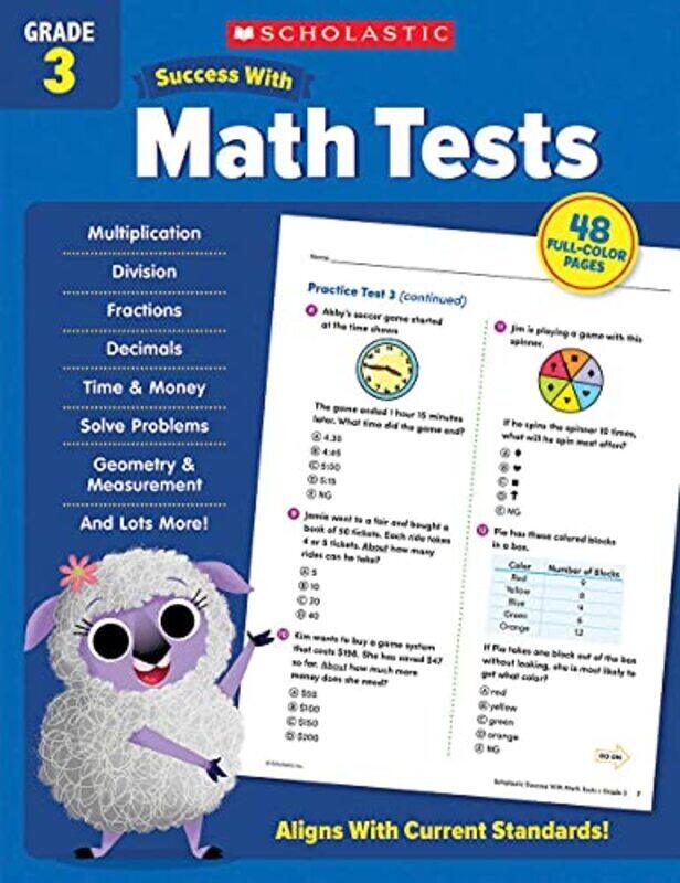 

Scholastic Success with Math Tests Grade 3 , Paperback by Scholastic Teaching Resources