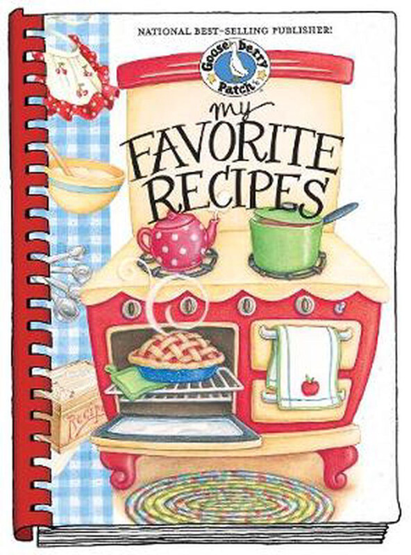 

My Favorite Recipes Cookbook, Hardcover Book, By: Gooseberry Patch