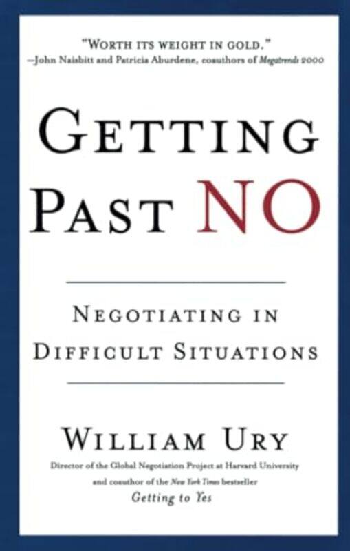 

Getting Past No By Ury William - Paperback