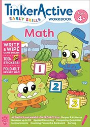 TinkerActive Early Skills Math Workbook Ages 4 by Nathalie Le DuGustavo Almeida-Paperback