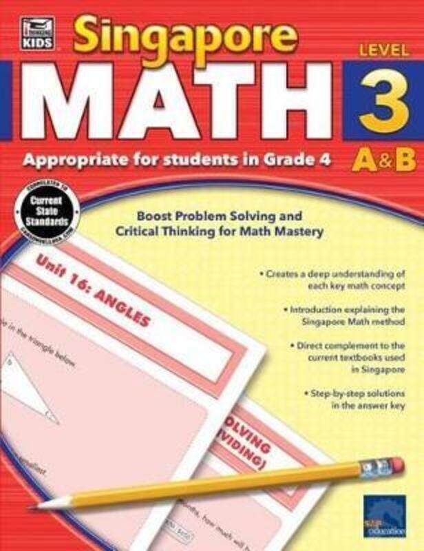 

Singapore Math, Grade 4.paperback,By :Thinking Kids