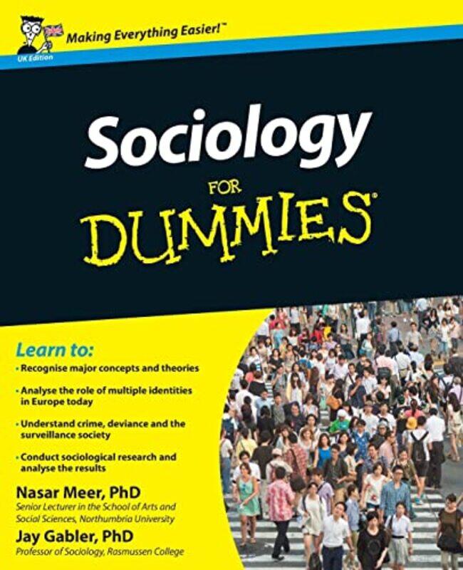 

Sociology For Dummies by Nasar (Northumbria University) MeerJay (Rasmussen College) Gabler-Paperback