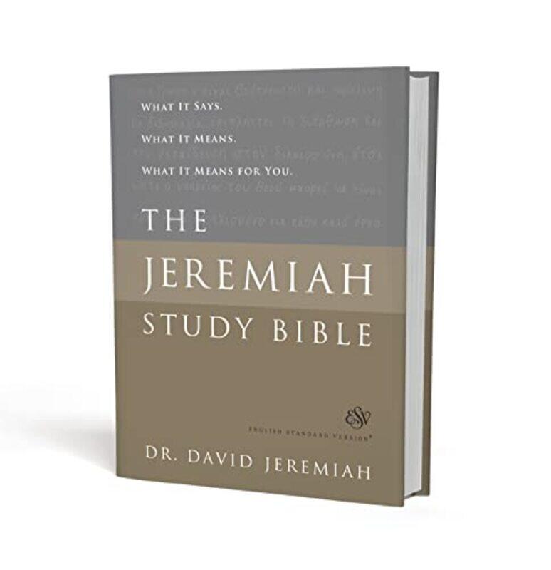 

The Jeremiah Study Bible Esv by Dr David JeremiahDr David Jeremiah-Hardcover