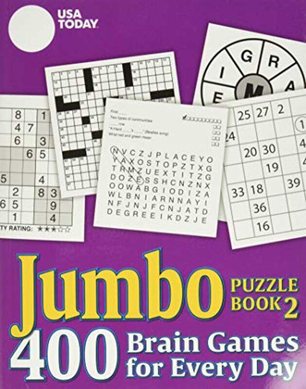 

USA Today Jumbo Puzzle Book 2: 400 Brain Games for Every Day from the Nation's No. 1 Newspaper,Paperback,By:Usa Today