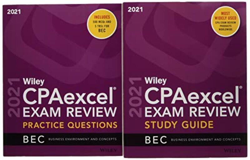 

Wiley Cpaexcel Exam Review 2021 Study Guide Question Pack Business Environment And Concepts by Wiley - Paperback