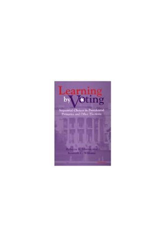 

Learning by Voting by Martha E H Rustad-Hardcover