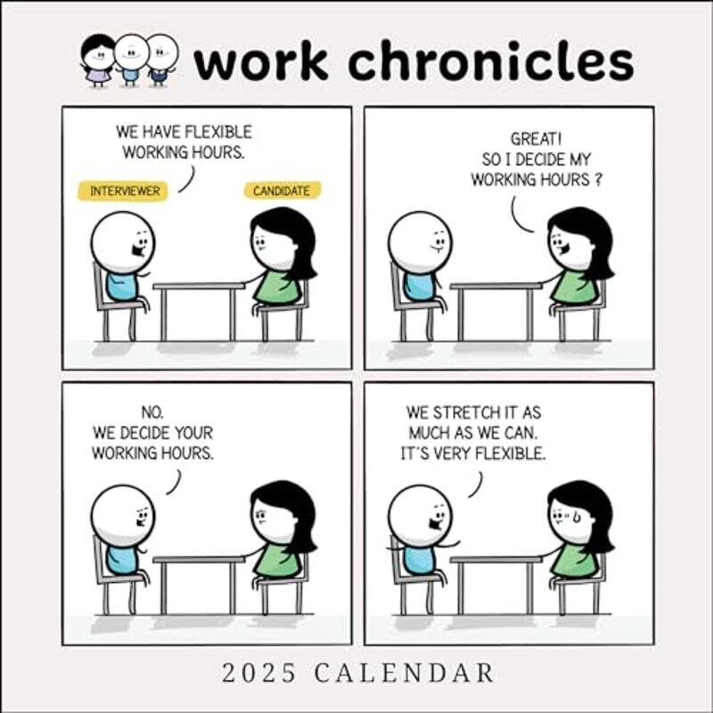 

Work Chronicles 2025 Wall Calendar By ., Bob -Paperback