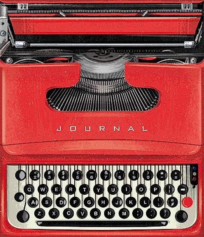 Vintage Typewriter Journal , Hardcover by Press, Running