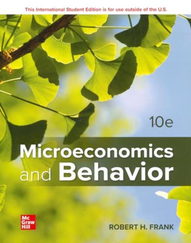 

Ise Microeconomics And Behavior by Robert Frank-Paperback