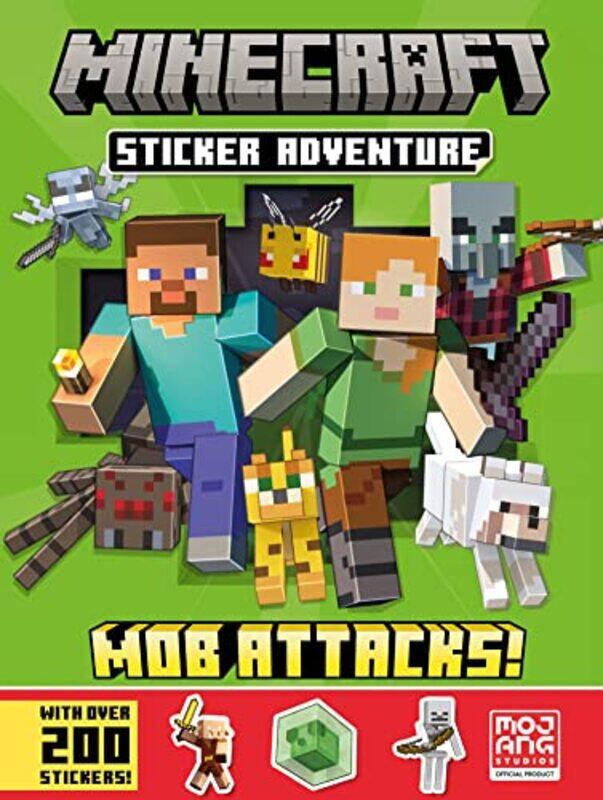 

Minecraft Sticker Adventure Mob Attacks by Mojang AB-Paperback