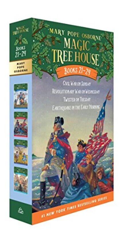 

Magic Tree House Books 21-24 Boxed Set: American History Quartet,Paperback by Osborne, Mary Pope - Murdocca, Sal