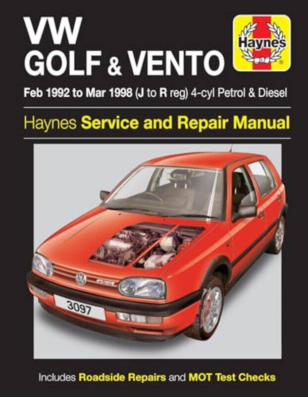 

VW Golf and Vento Petrol and Diesel Feb 92 Mar 98 by Haynes Publishing-Paperback