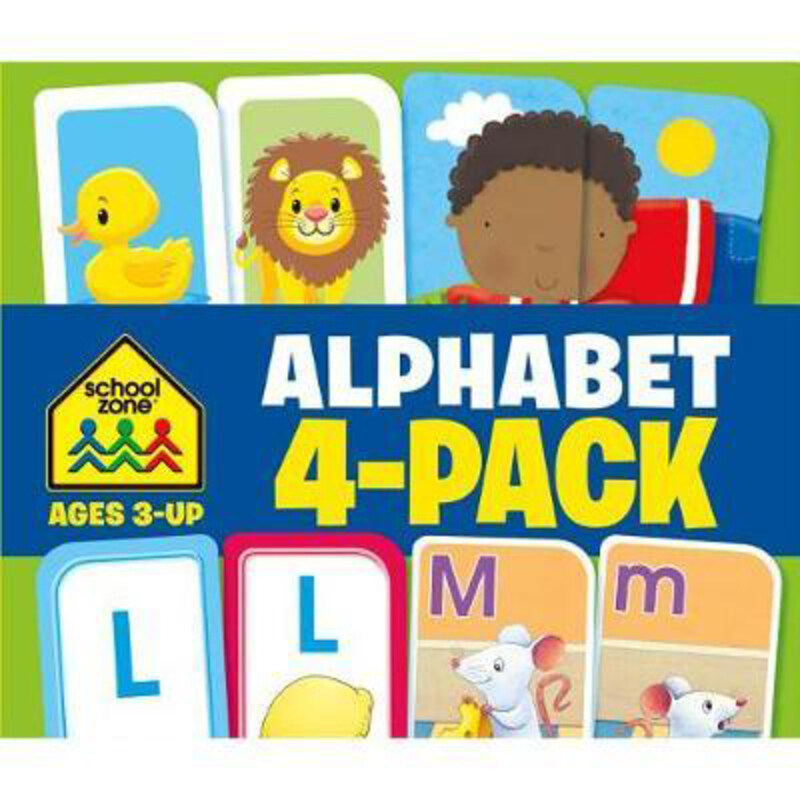 

School Zone Alphabet 4-Pack Flash Cards, By: School Zone