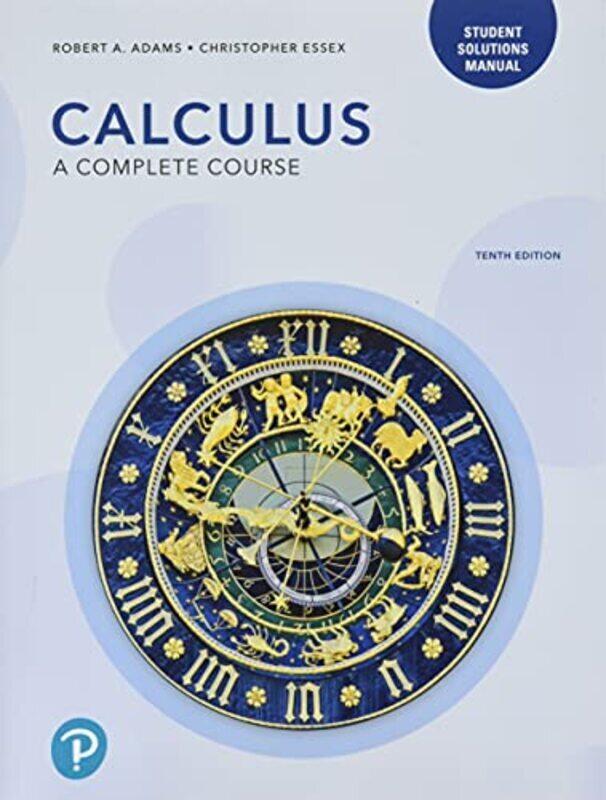 

Student Solutions Manual for Calculus: A Complete Course , Paperback by Adams, Robert - Essex, Christopher