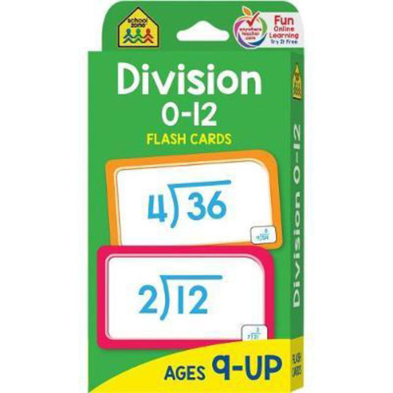 

Flash Cards - Division 0 - 12, Cards, By: School Zone