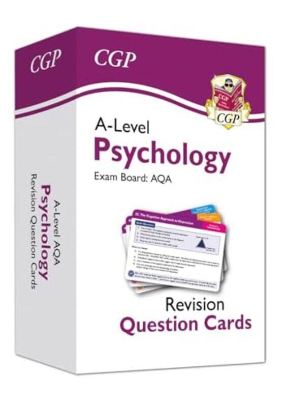 

New Alevel Psychology Aqa Revision Question Cards By Cgp Books - Cgp Books - Paperback