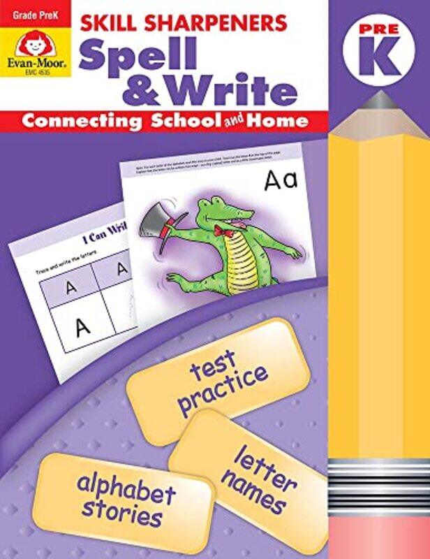 Skill Sharpeners Spell & Write, Pre-K,Paperback by Jo Ellen Moore