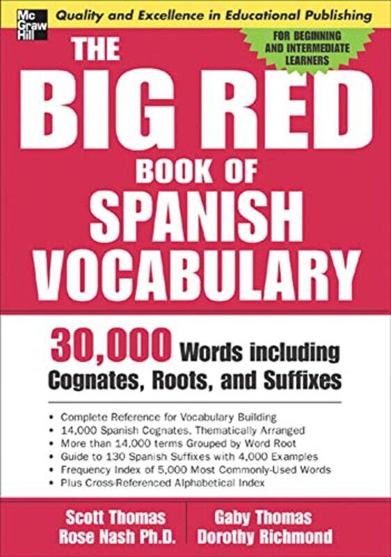 

The Big Red Book of Spanish Vocabulary by Sarah Ostman-Paperback
