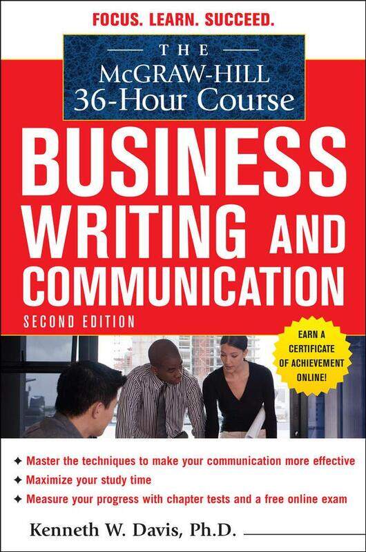 

McGraw-Hill 36-Hour Course in Business Writing and Communication, Second Edition (McGraw-Hill 36-Hou