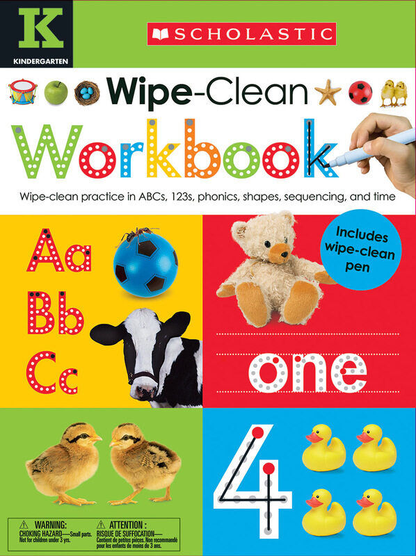 

Wipe Clean Workbooks: Kindergarten (Scholastic Early Learners), Hardcover Book, By: Scholastic