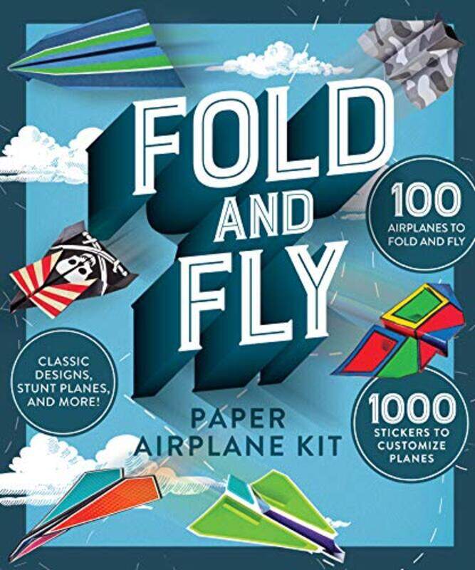 

Fold And Fly Paper Airplane Kit, Hardcover by Publications International Ltd