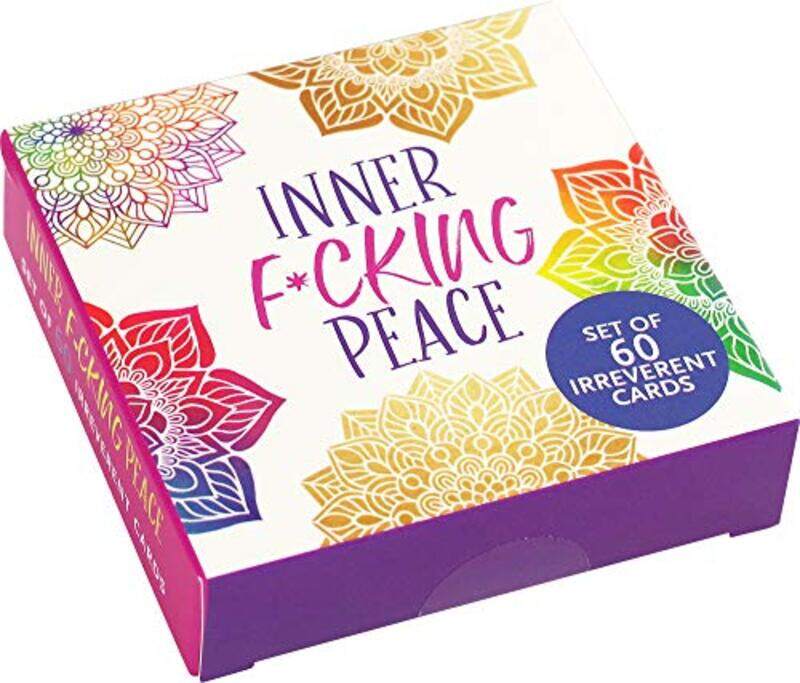 

Inner F*Cking Peace Motivational Cards 60 Pack by Peter Pauper Press Inc-Paperback